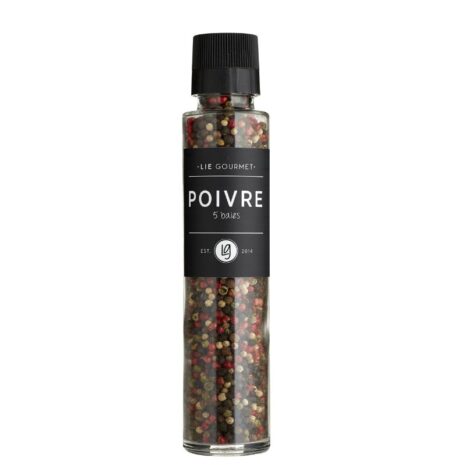 Lie Gourmet - Grinder Peper 5-korrel pepermix 265gram