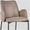 3Eetkamerstoel Joni 55x60x86 Cm Taupe Micro Suede Detail