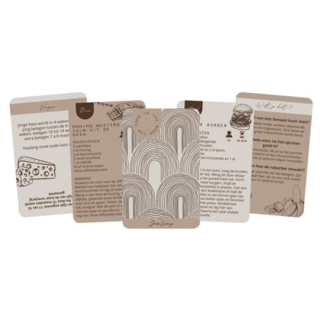 kaartspel mood for food - grappige vragen, weetjes en recepten rondom eten