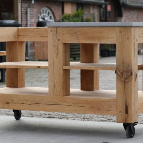 detail Buitenkeuken Robuust Oak