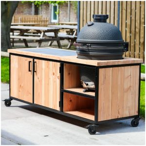 Buitenkeuken met Kamado Bastard