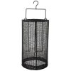 Geweven Lantaarn Indy Large Zwart – Jens Living