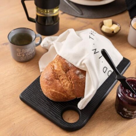 sfeerfoto Mango Boterbord Met Mes Zwart - Jens Living