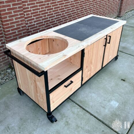 buitenkeuken douglas en staal goes