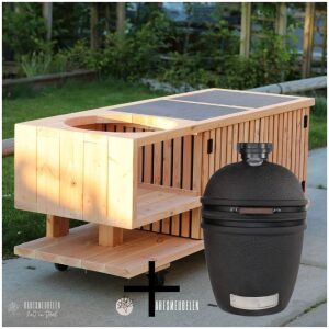 buitenkeuken latjes zevenbergen + bastard urban large kamado