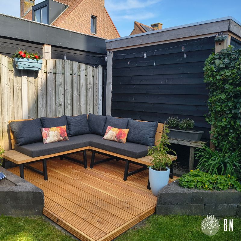 tuinset sfeervol en stoer van hout en staal tuinset sfeervol en stoer van hout en staal