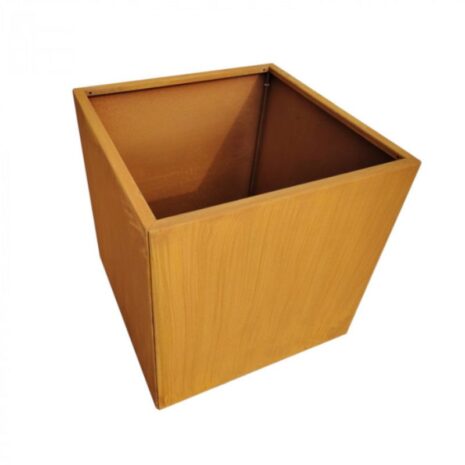 Cortenstaal Plantenbak Vierkant 60x60cm Cortenstaal Plantenbak Vierkant 60x60cm