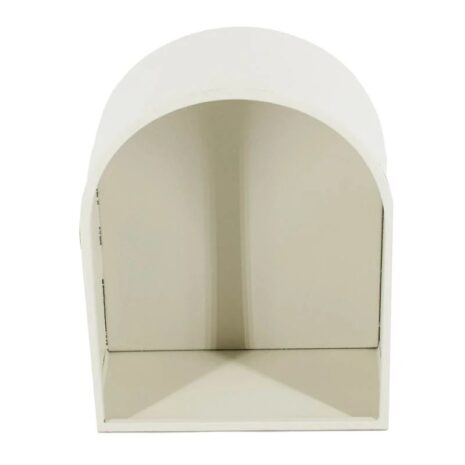Metalen wandkastje open boog - Zandkleurig