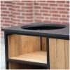 uitsparing kamado bbq keuken Farke hout uitsparing kamado bbq keuken Fraké hout