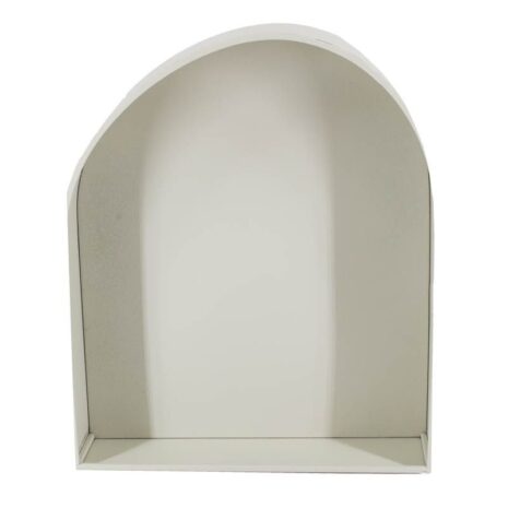 vooraanzicht Metalen wandkast organisch Zandkleurig vooraanzicht Metalen wandkast organisch - Zandkleurig