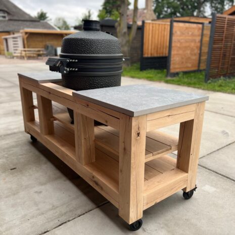 The Bastard kamado Buitenkeuken oak XL