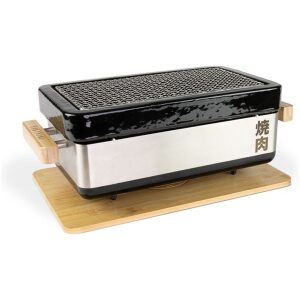 YAKINIKU MEDIUM Rectangular Shichirin PRO _ Konro & Yakitori grill