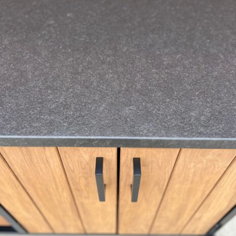 zwart graniet blad Buitenkeuken Fraké