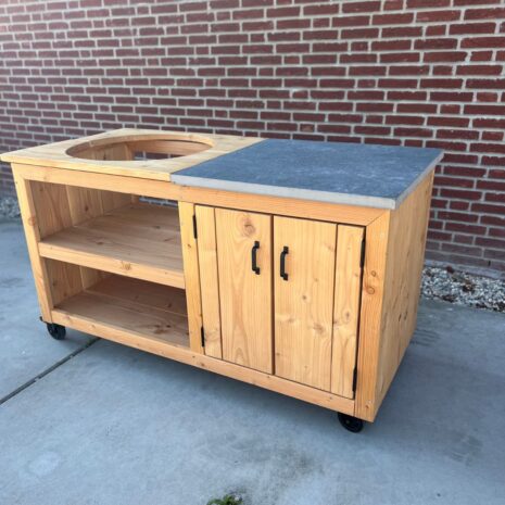 Kamado tafel Douglas 150x70 BBQ tafel Kamado tafel Douglas 150x70 BBQ tafel