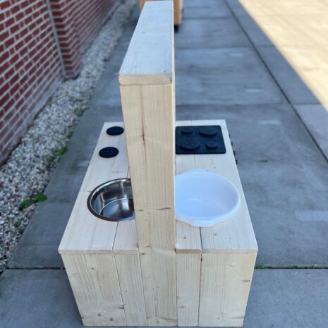 Modderkeukentje steigerhout voorraadmodel buitenschoolse opvang BSO