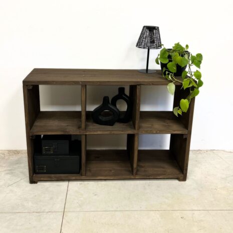 Showmodel Steigerhouten vakkenkast 5