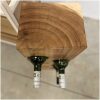 Suar houten wijnrek details Suar houten wijnrek details