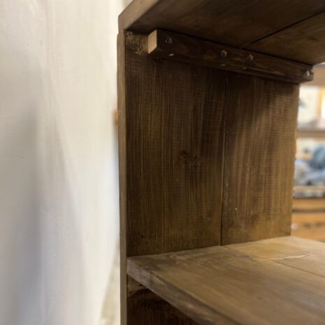 details Steigerhouten vakkenkast 5 Showmodel