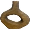 donut vaas Hout small