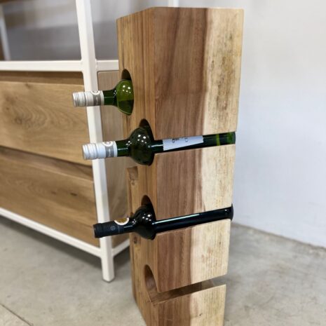 wijnrek suar hout