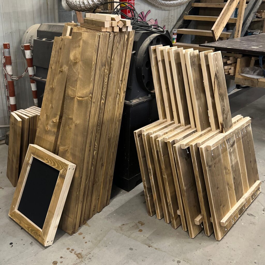 9x modderkeukens old look steigerhout