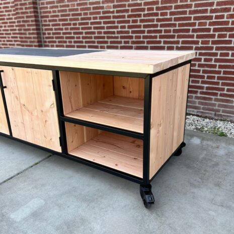 BBQ Verrijdbare werktafel
