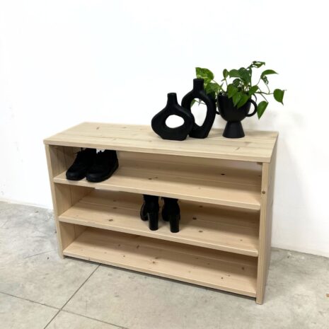 Schoenenrek hout lorette voorraad model
