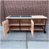 Verrijdbare BBQ werktafel opbergruimte Verrijdbare-BBQ-werktafel-opbergruimte
