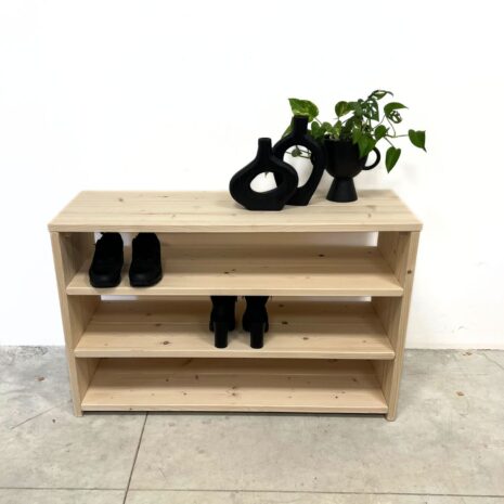 steigerhout schoenenkast voorraadmodel