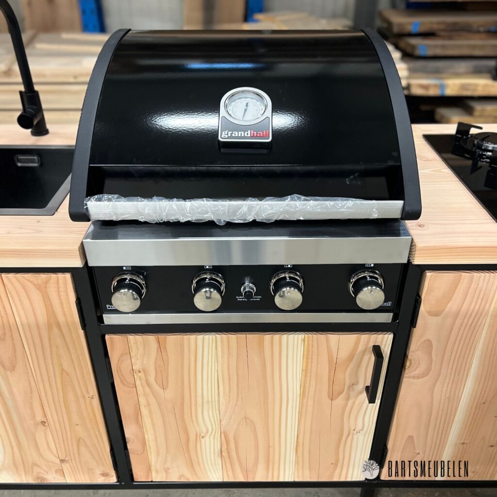 Luxe buitenkeuken op maat van 350 cm grandhall Premium g4 bbq