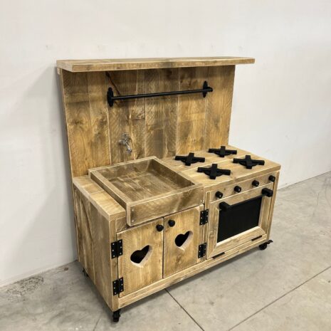 voorraad model Steigerhouten buitenspeelkeuken 3